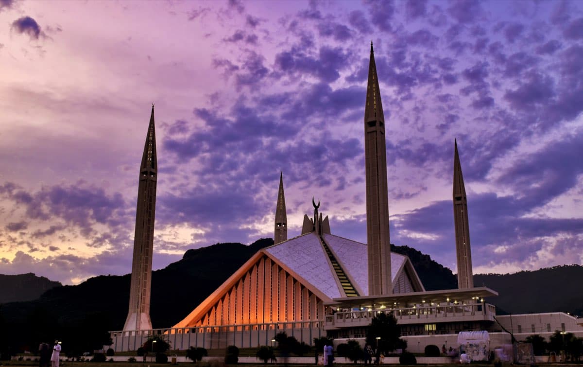 Faisal Mosque in Islamabad, Pakistan